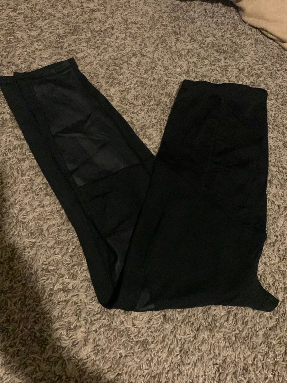 Black maternity leggings